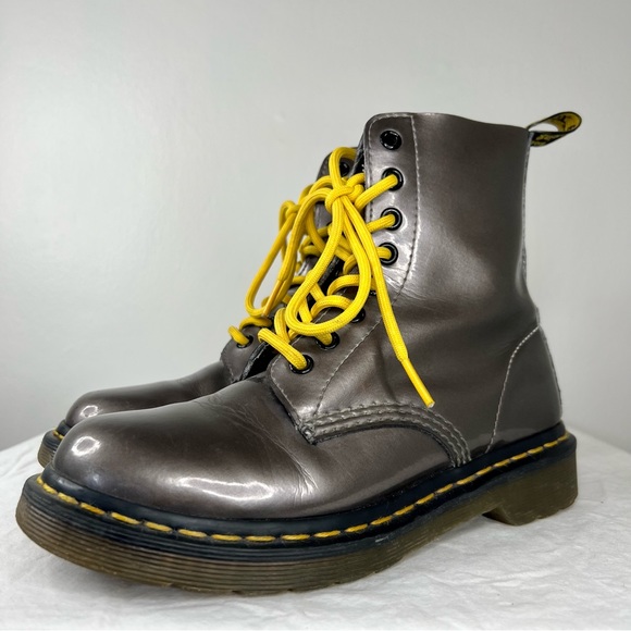 Dr. Martens Shoes - Dr. Marten’s Patent Lace Up Boots